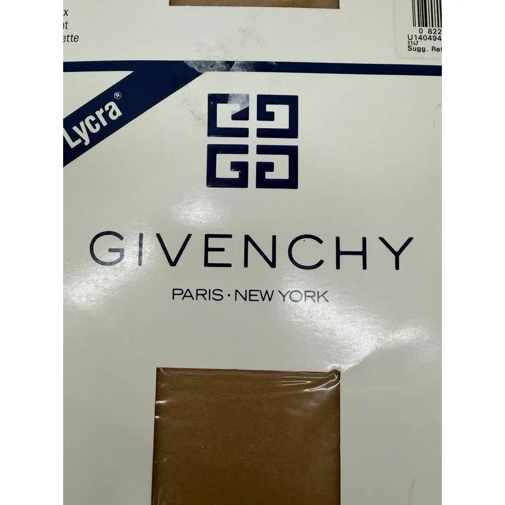 Vintage Givenchy Body Gleamers Pantyhose Pale Gold Size A 40 Denier New